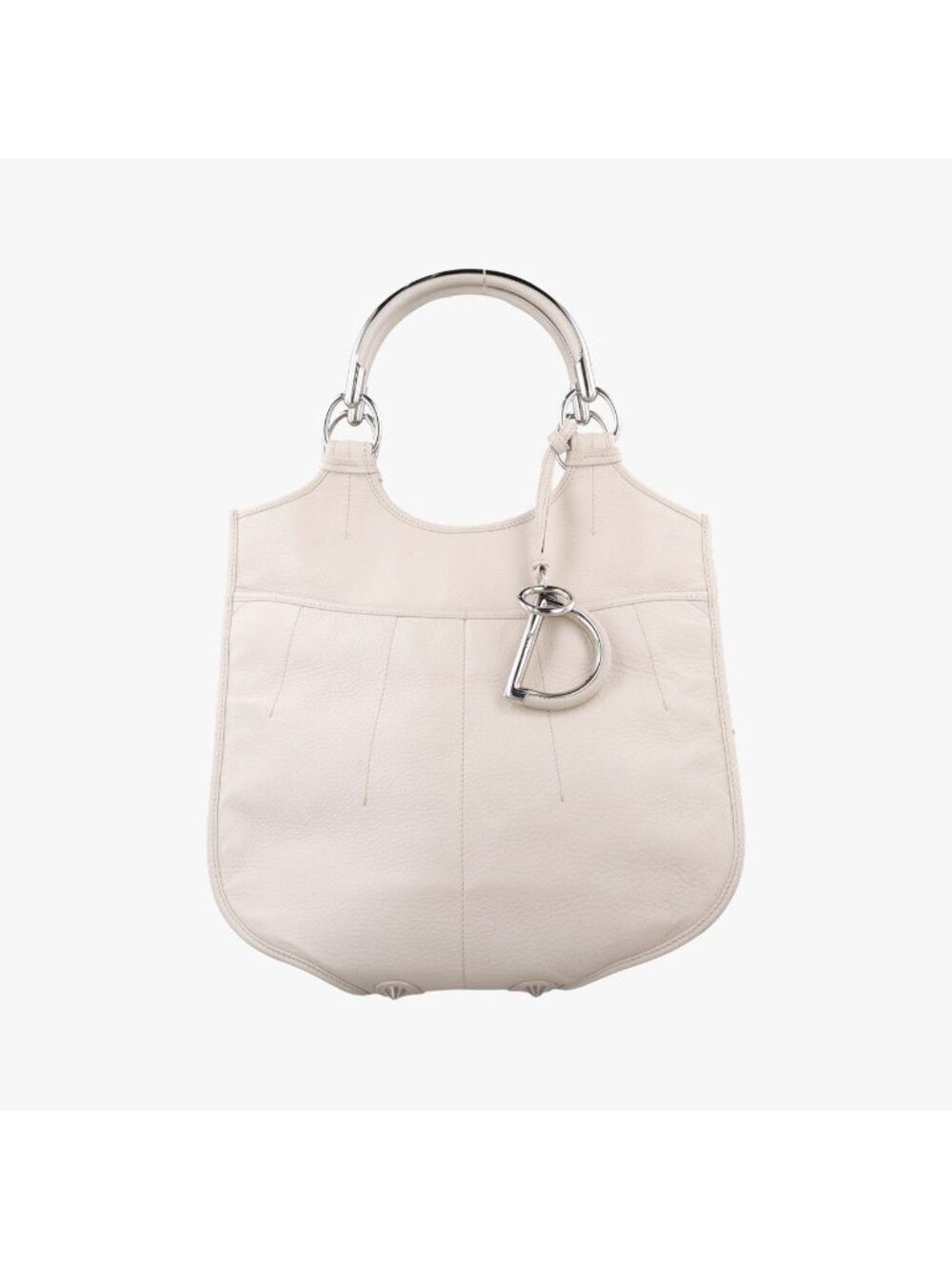 Dior 61 Hobo White Leather 17 BO